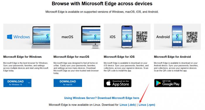微软Edge for Linux浏览器稳定版现已正式推出