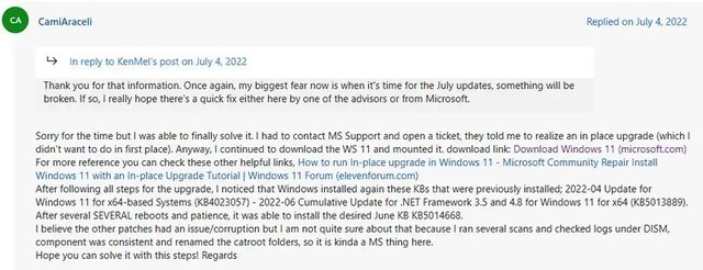 微软遭到大量用户差评  原因是Windows11无法更新 